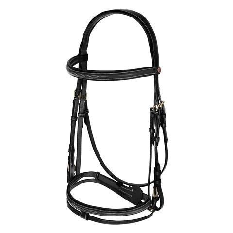 Horze Constance Hannovrian Bridle Black - Aitken's Saddlery