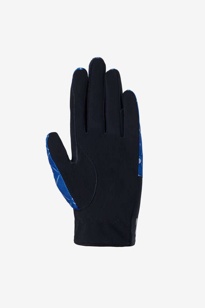 Horze Fia Jnr Lycra Gloves Princess Blue - Aitken's Saddlery