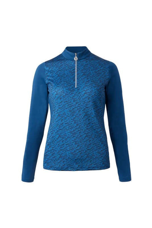 Horze Livia Functional Shirt Opal Blue - Aitken's Saddlery