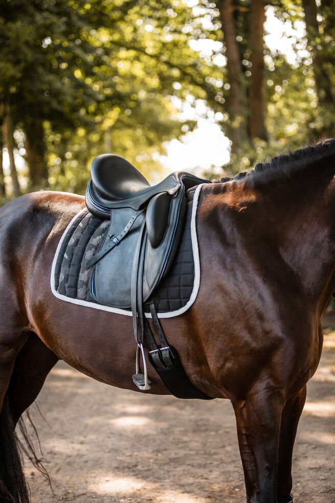 Horze Luminox Saddle Pad Black - Aitken's Saddlery