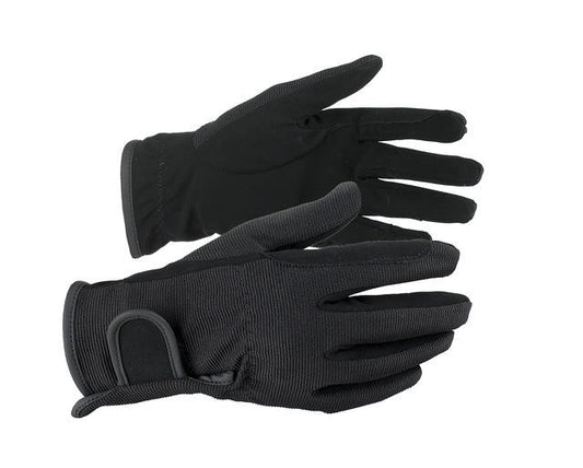 Horze Multi Stretch Riding Gloves Black - Aitken's Saddlery
