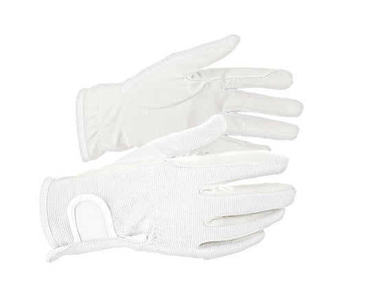 Horze Multi Stretch Riding Gloves White - Aitken's Saddlery