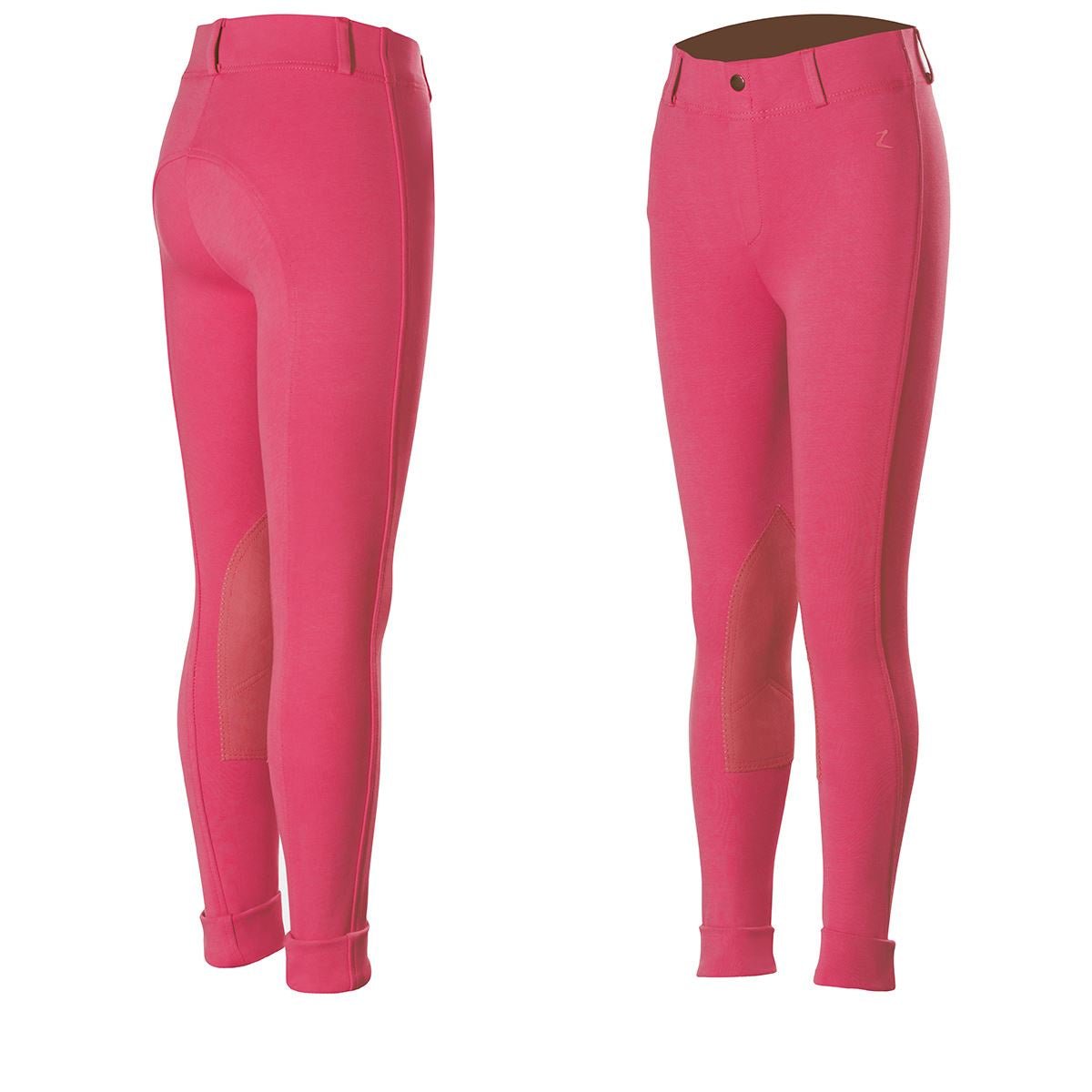Horze Nora Kids Jodhpurs Pink - Aitken's Saddlery