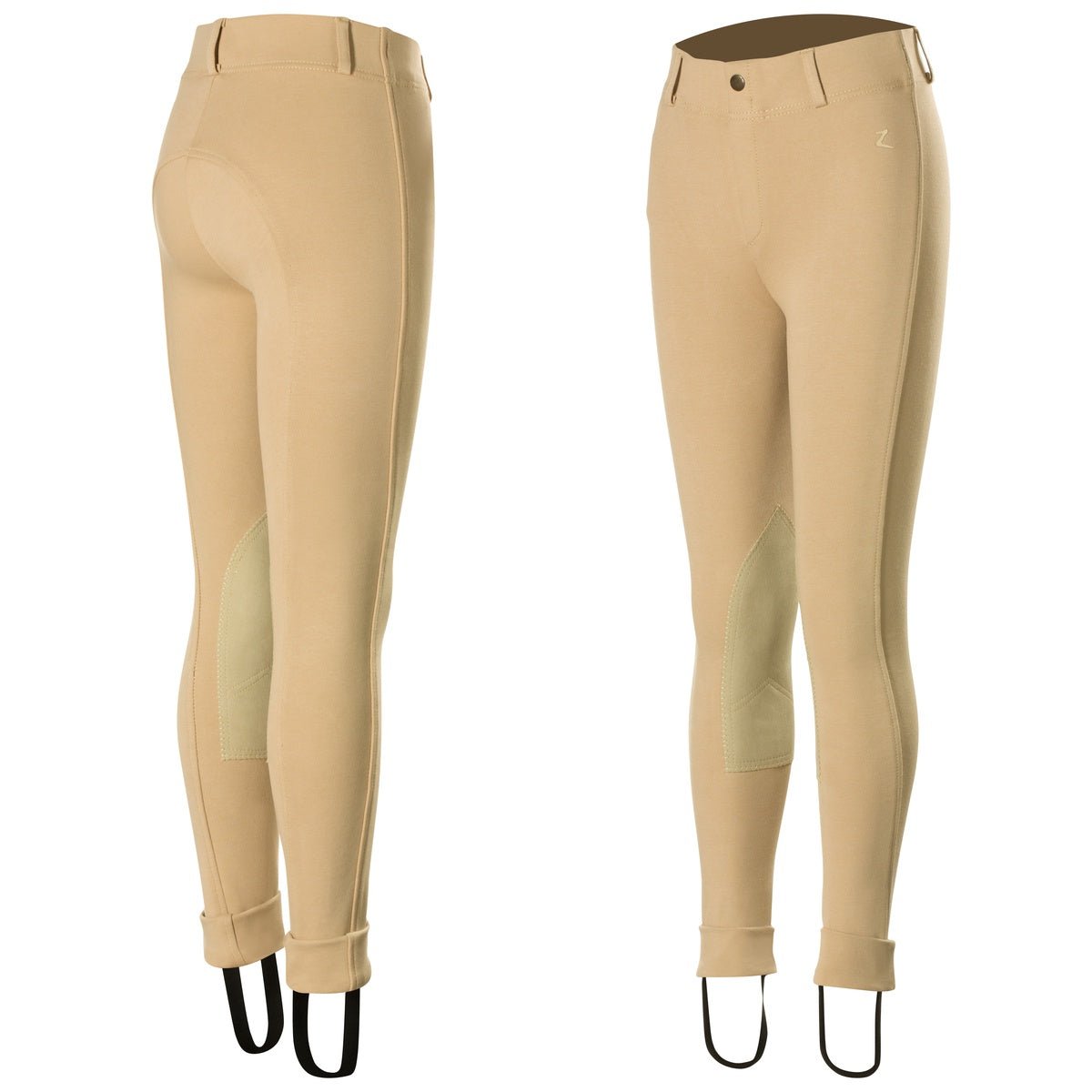 Horze Nora Kids Jodphurs Light Brown - Aitken's Saddlery