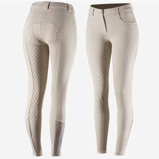 Horze Sienna Ladies Breeches Feather - Aitken's Saddlery
