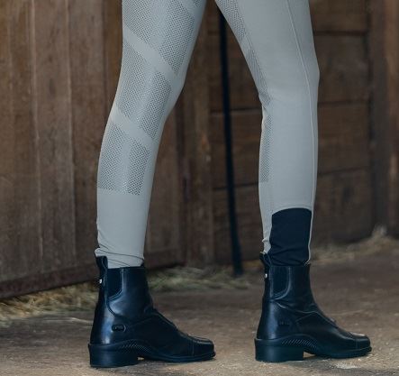 Horze Suffolk Zip Jodphur Boots Black - Aitken's Saddlery