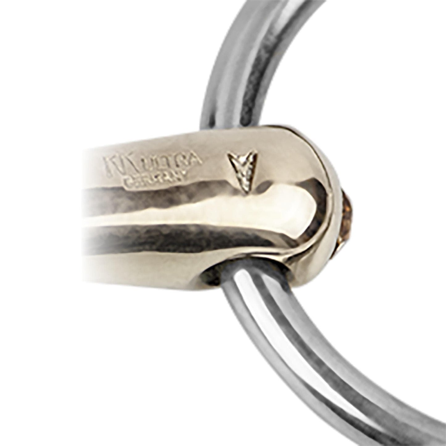 HS Dynamic RS Snaffle Sensogan Swarovski Bit - Aitken's Saddlery