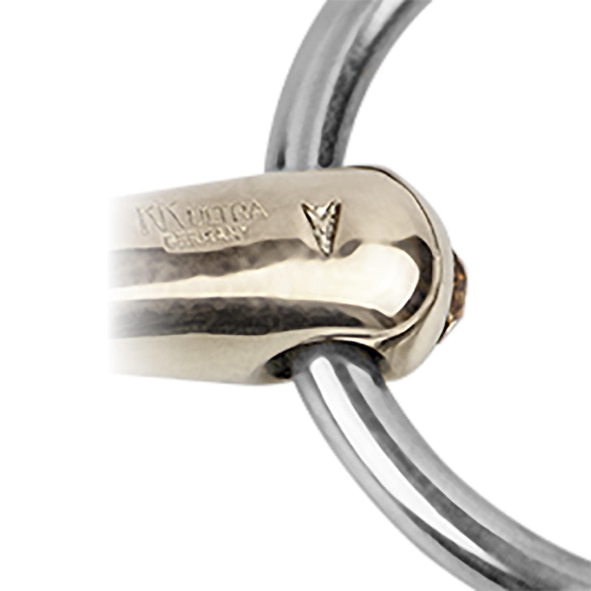 HS Dynamic RS Snaffle Sensogan Swarovski Bit - Aitken's Saddlery