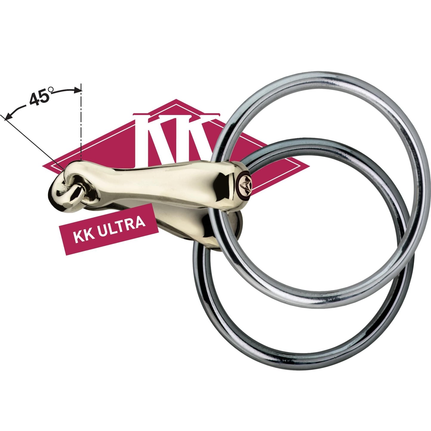HS KK Ultra 14mm Bradoon Bit - Aitken's Saddlery