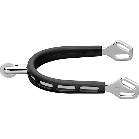 HS Ultra Fit Extra Grip Plain Rowell 30mm Spurs 6 Rowell - Aitken's Saddlery
