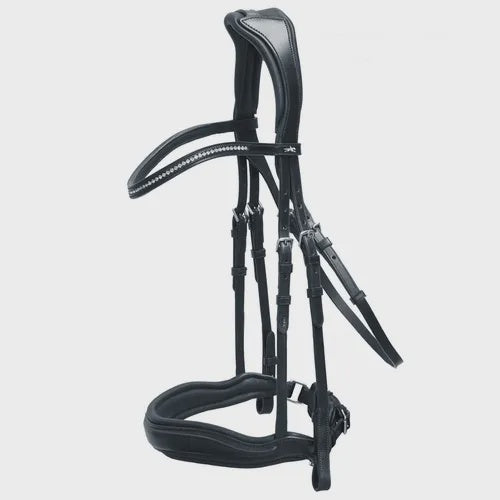 Schockemohle Stanford Wide Bridle Black with Silver