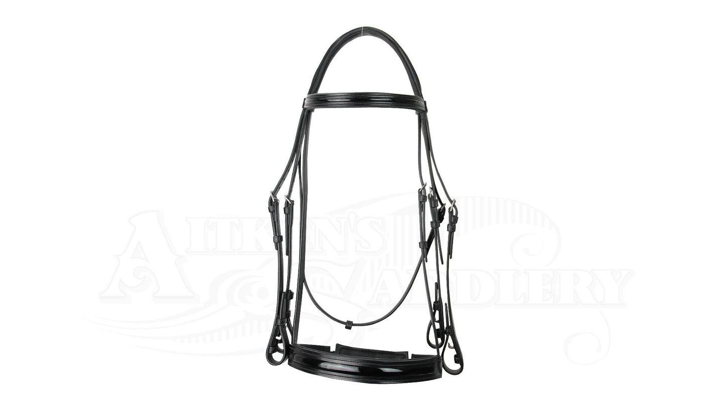 Jeffries Weymouth Inlaid Bridle - Aitken's Saddlery