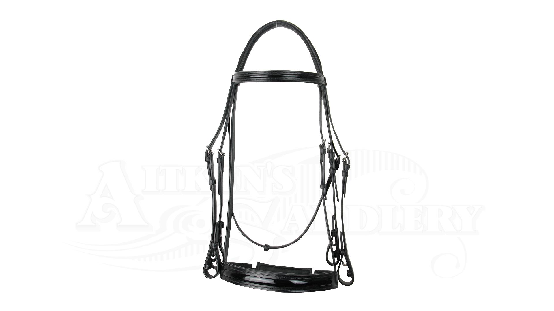 Jeffries Weymouth Inlaid Bridle - Aitken's Saddlery