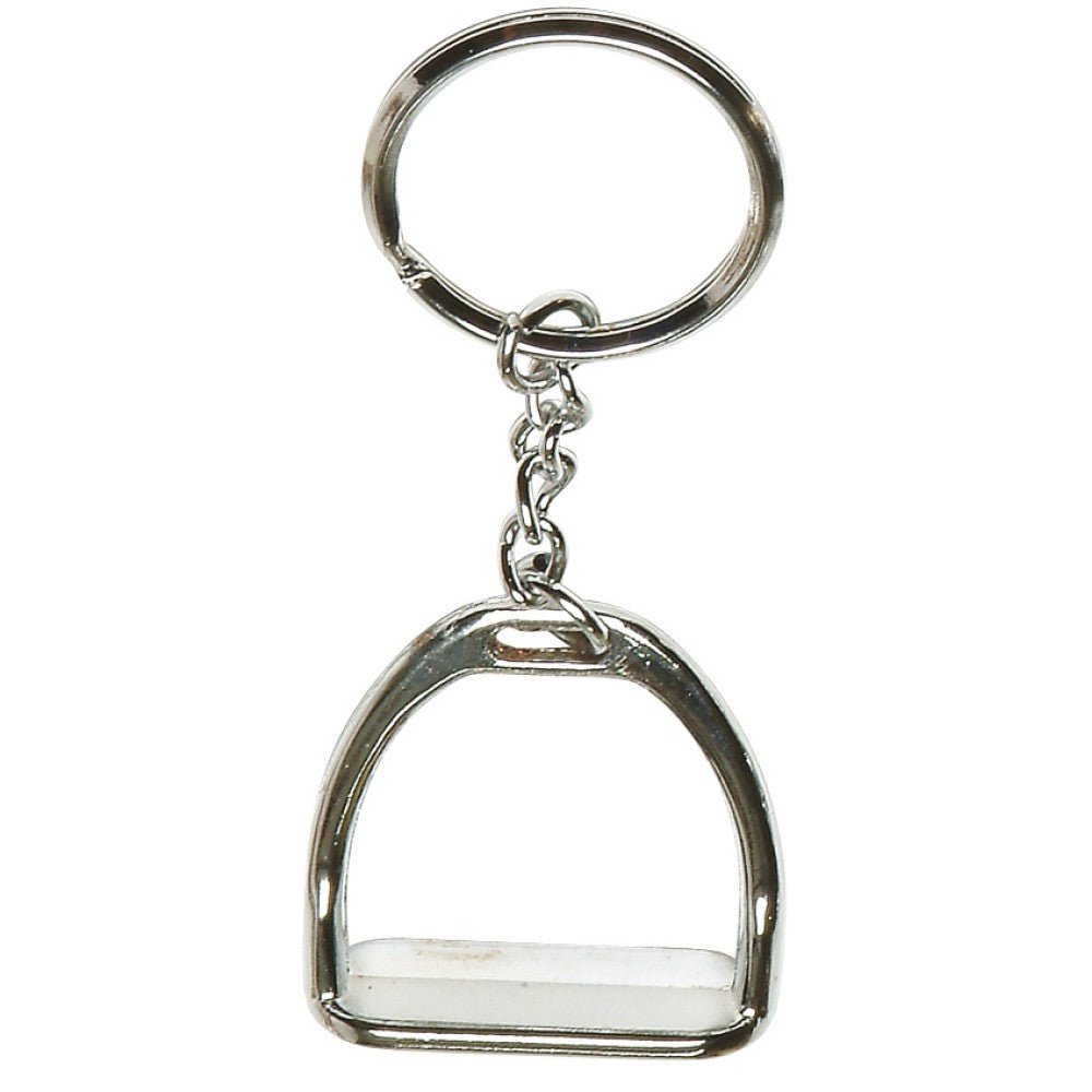 Key Ring Silver Stirrup - Aitken's Saddlery