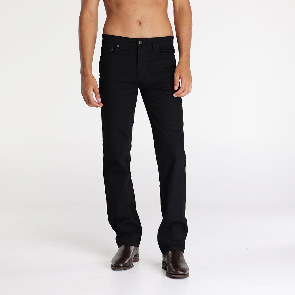 Lee Riders Classic Straight Stretch Mens Jeans Black - Aitken's Saddlery