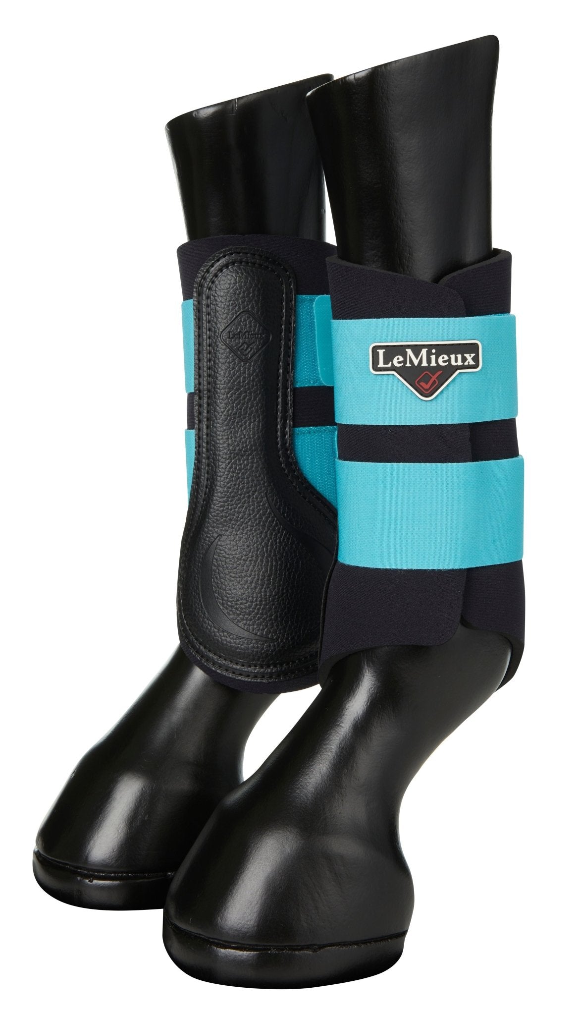 LeMieux Grafter Brushing Boots Azure - Aitken's Saddlery
