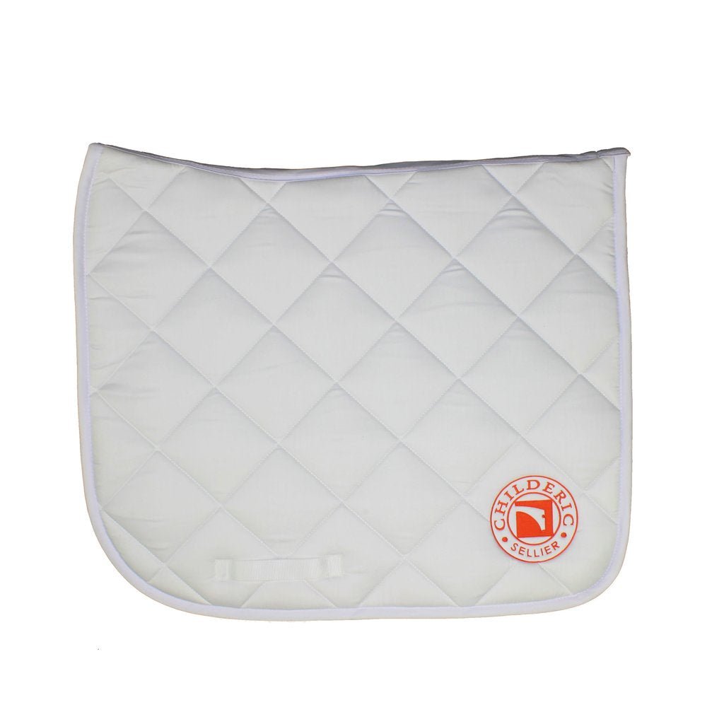 Luc Childeric Dressage Saddlecloth White - Aitken's Saddlery