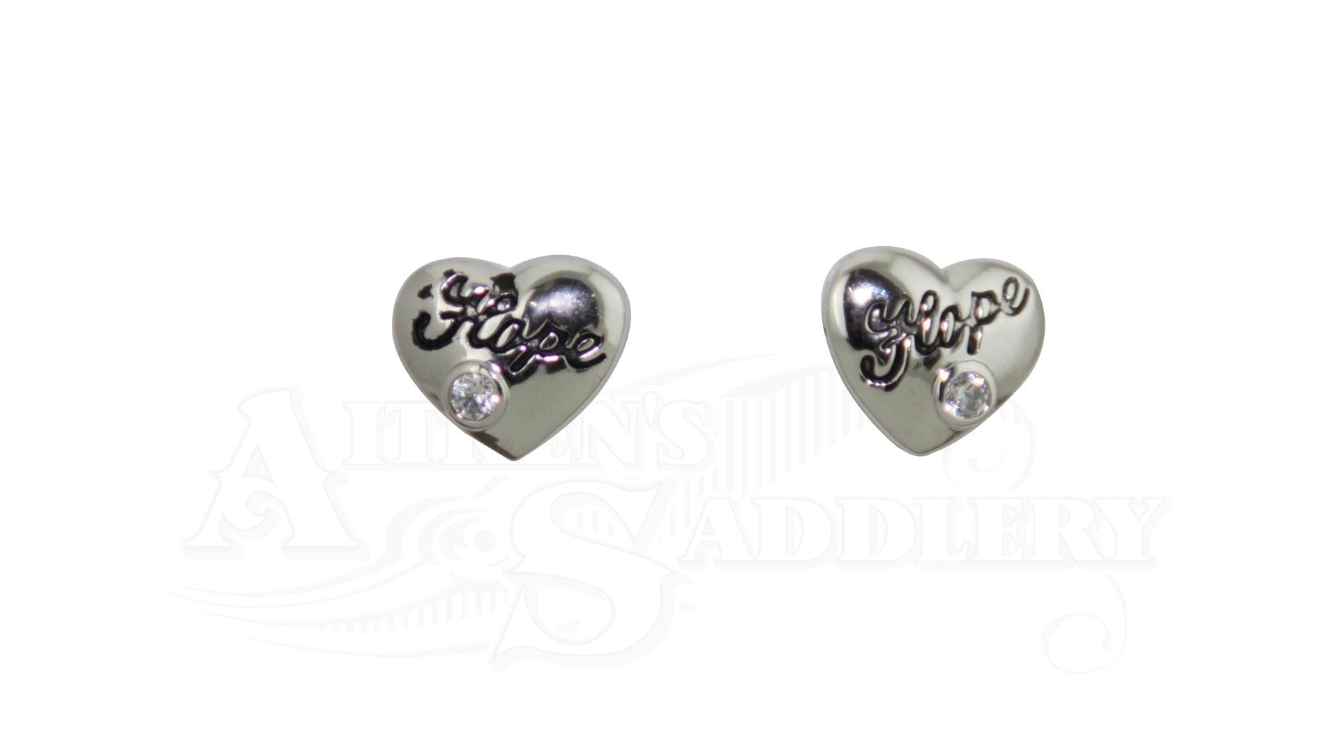Montana Heart Hope Ear Rings - Aitken's Saddlery