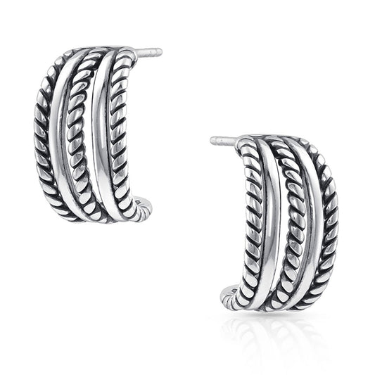 Montana Roped Trio Huggie Earrings - Aitken's Saddlery