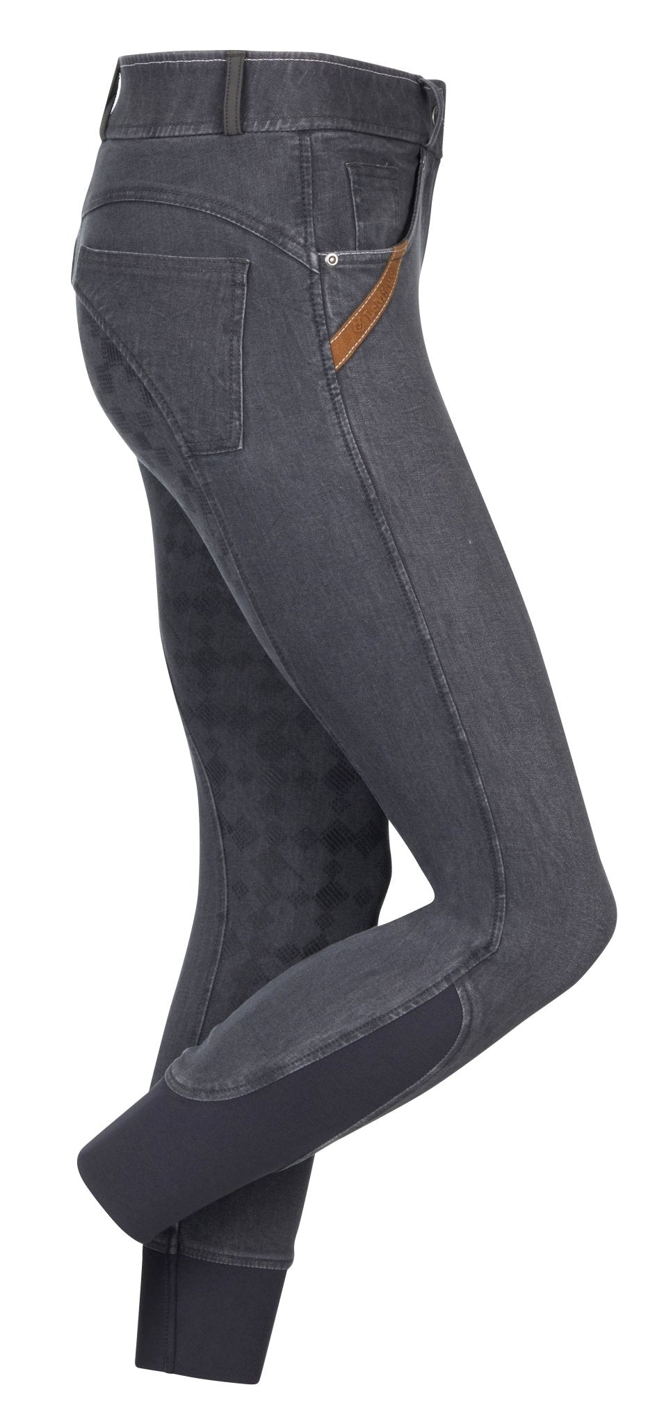My LeMieux Denim Breeches Carbon Grey - Aitken's Saddlery