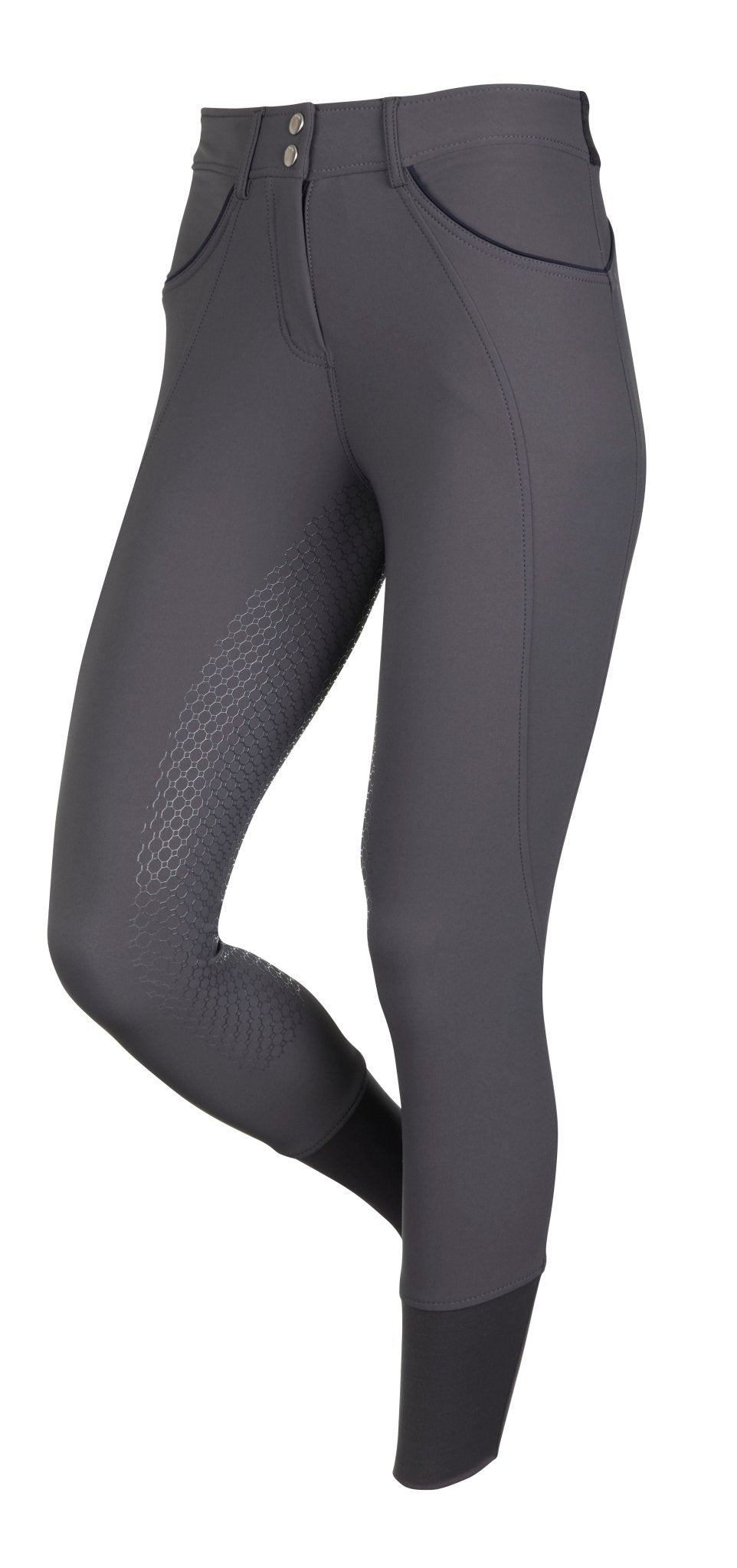 My LeMieux Freya Breeches Grey Navy - Aitken's Saddlery