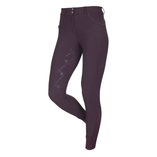 My LeMieux Freya Luxe Breeches Aubergine - Aitken's Saddlery