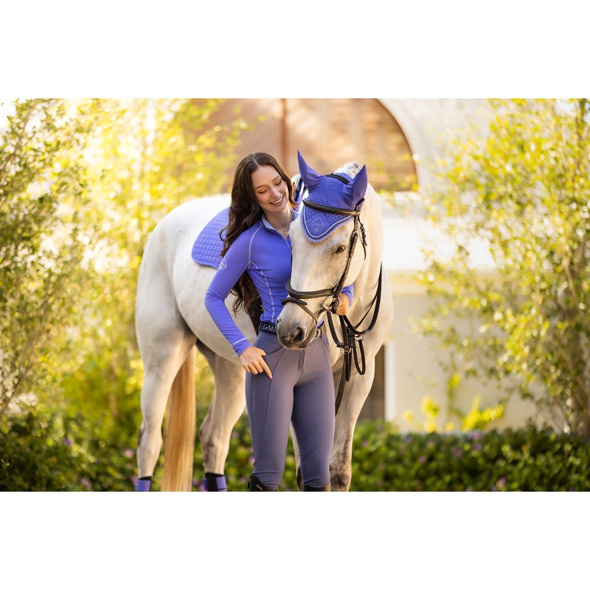 My LeMieux Freya Luxe Breeches Bluebell - Aitken's Saddlery