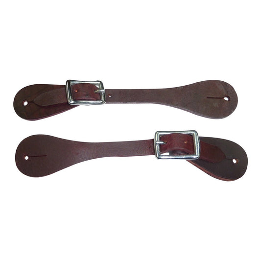Navaho Youths Redhide Spur Straps - Aitken's Saddlery