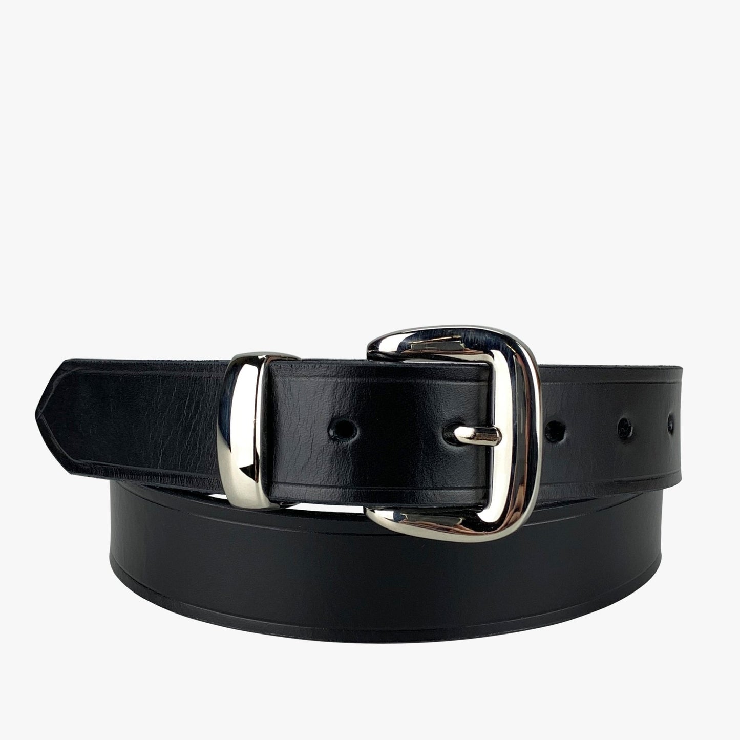 Porter Leather 1.25 Dress Belt Black - Aitken's Saddlery