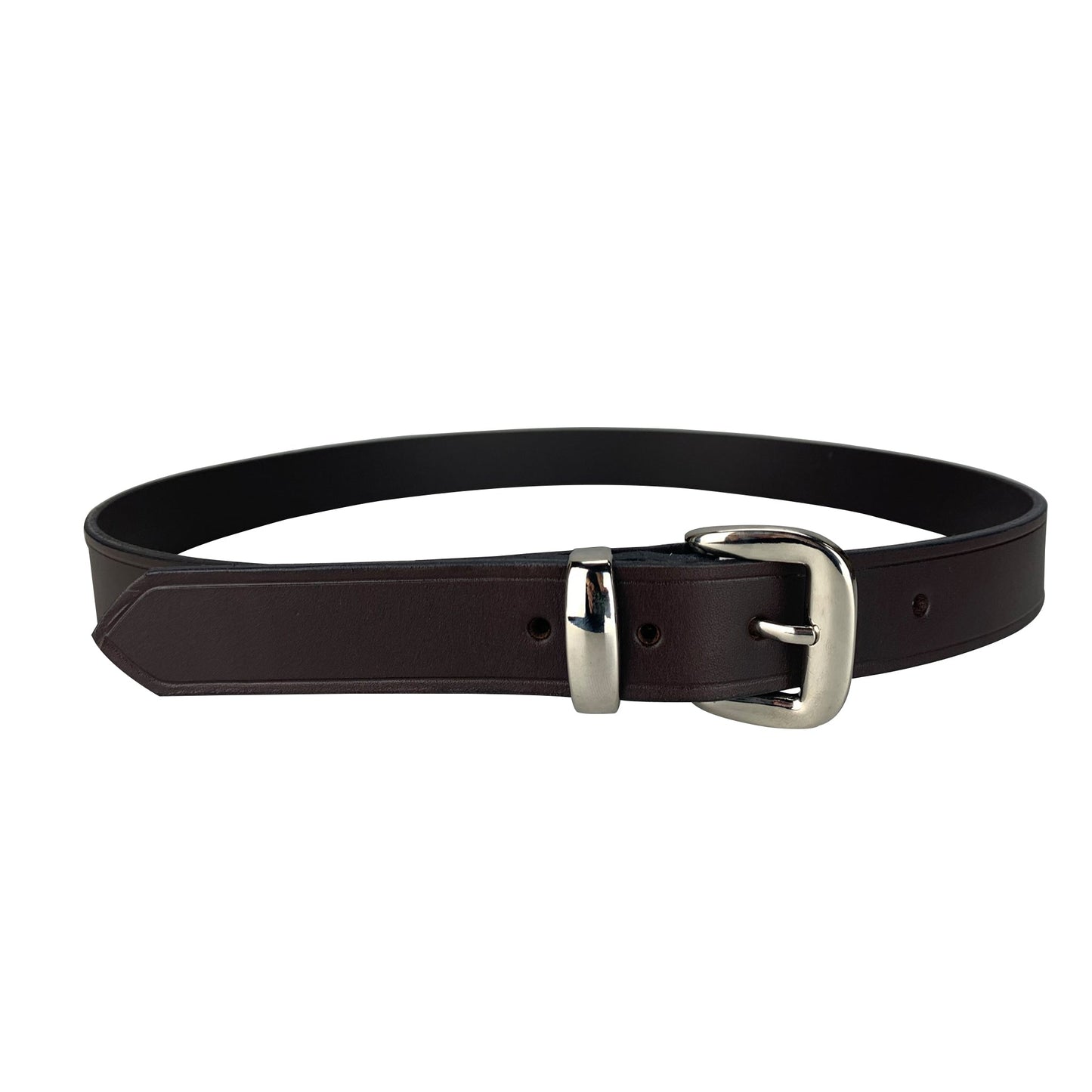 Porter Leather 1.25 Inch Dress Belt Brown - Aitken's Saddlery