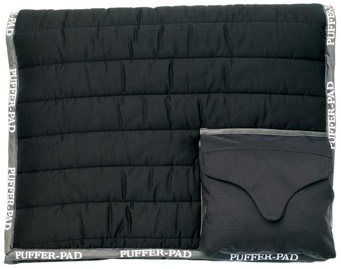 Puffer Pad with Pockets Black - Aitken's Saddlery