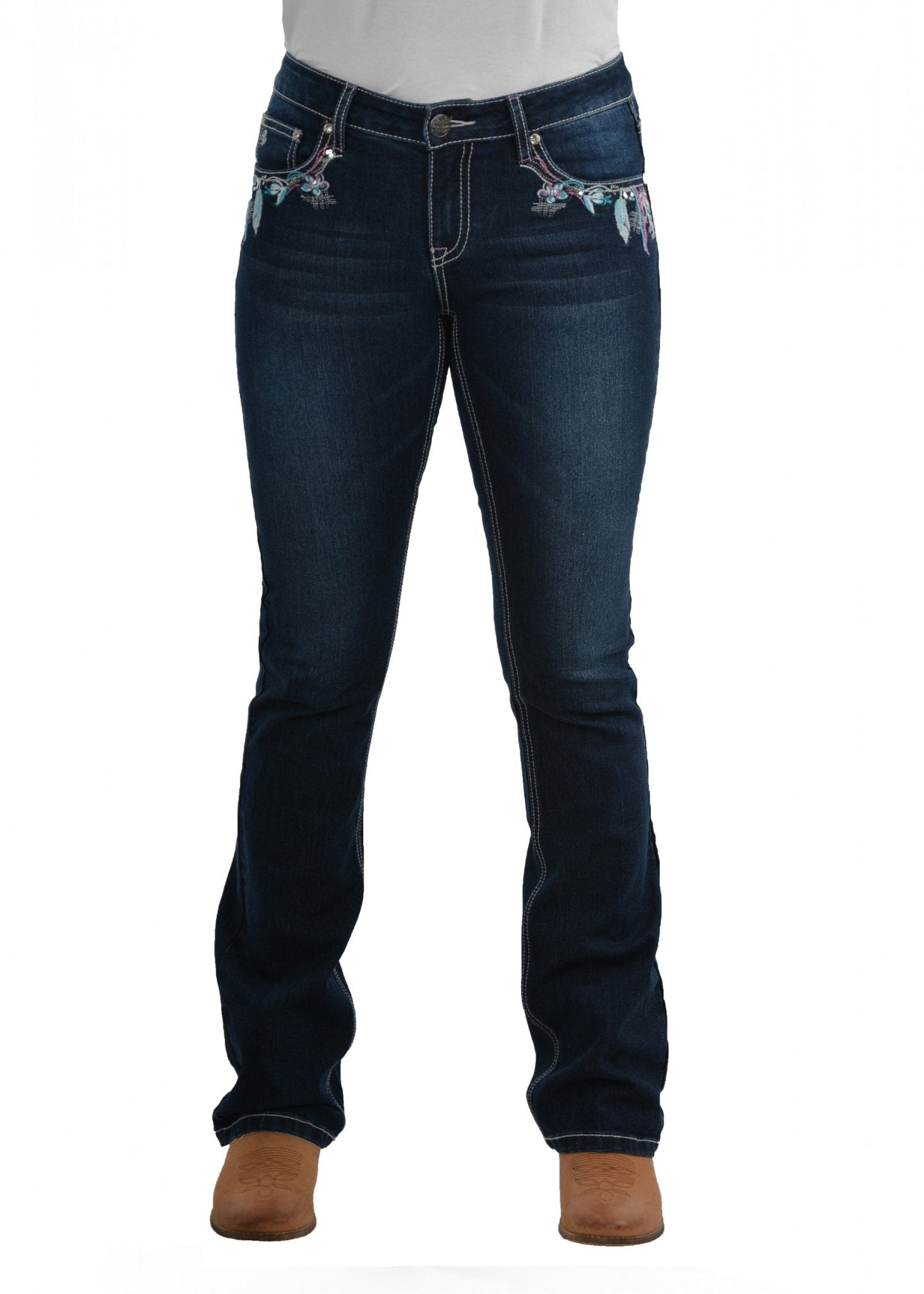 Pure Western Madison Bootcut Ladies Jeans Midnight - Aitken's Saddlery