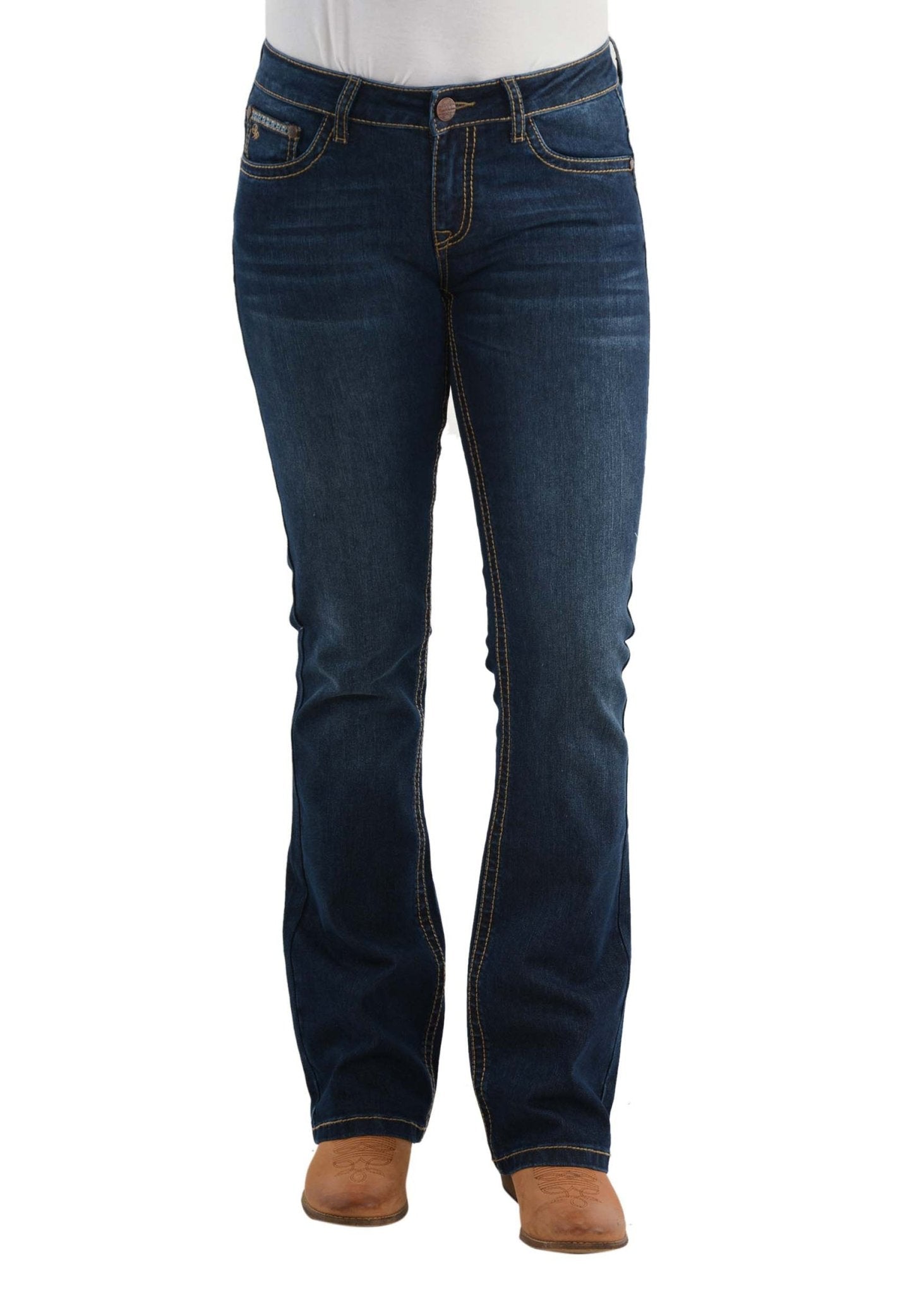 Pure Western Martina Bootcut Ladies Jean Darkest Night - Aitken's Saddlery