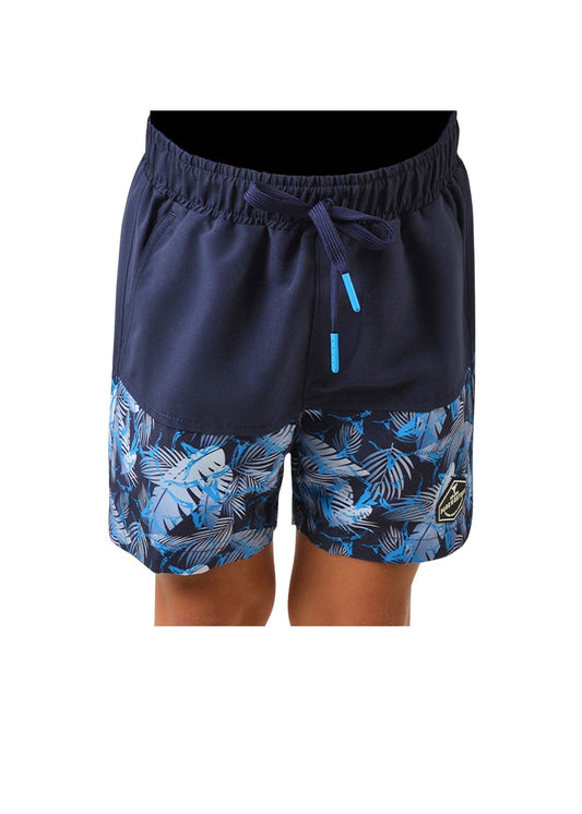 Pure Western Robertson Board Shorts Boys Navy - Aitken's Saddlery