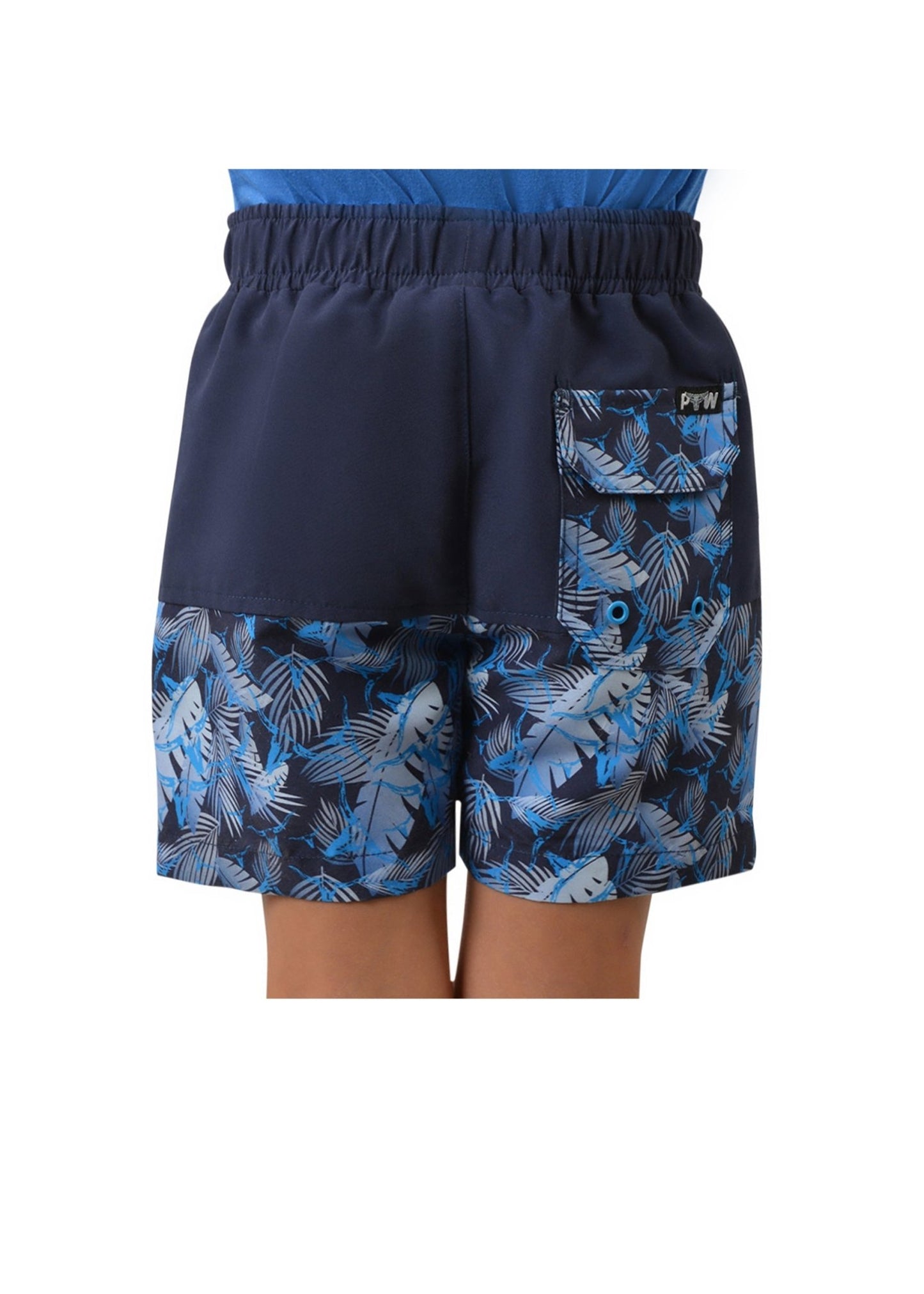Pure Western Robertson Board Shorts Boys Navy - Aitken's Saddlery