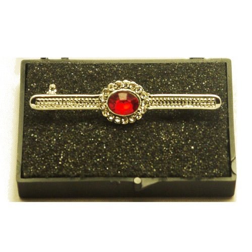 Red Flower Silver Stockpin - Aitken's Saddlery