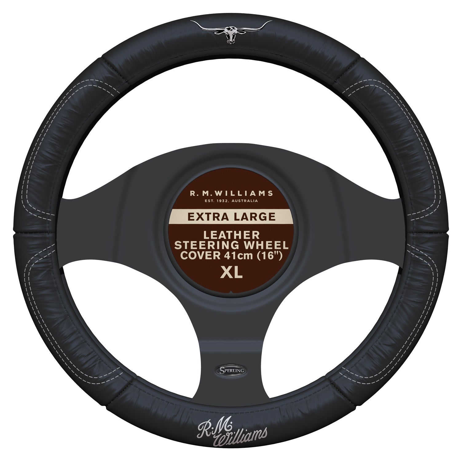 RM Williams Steering Wheel Cover Extra Large - Aitken's Saddlery
