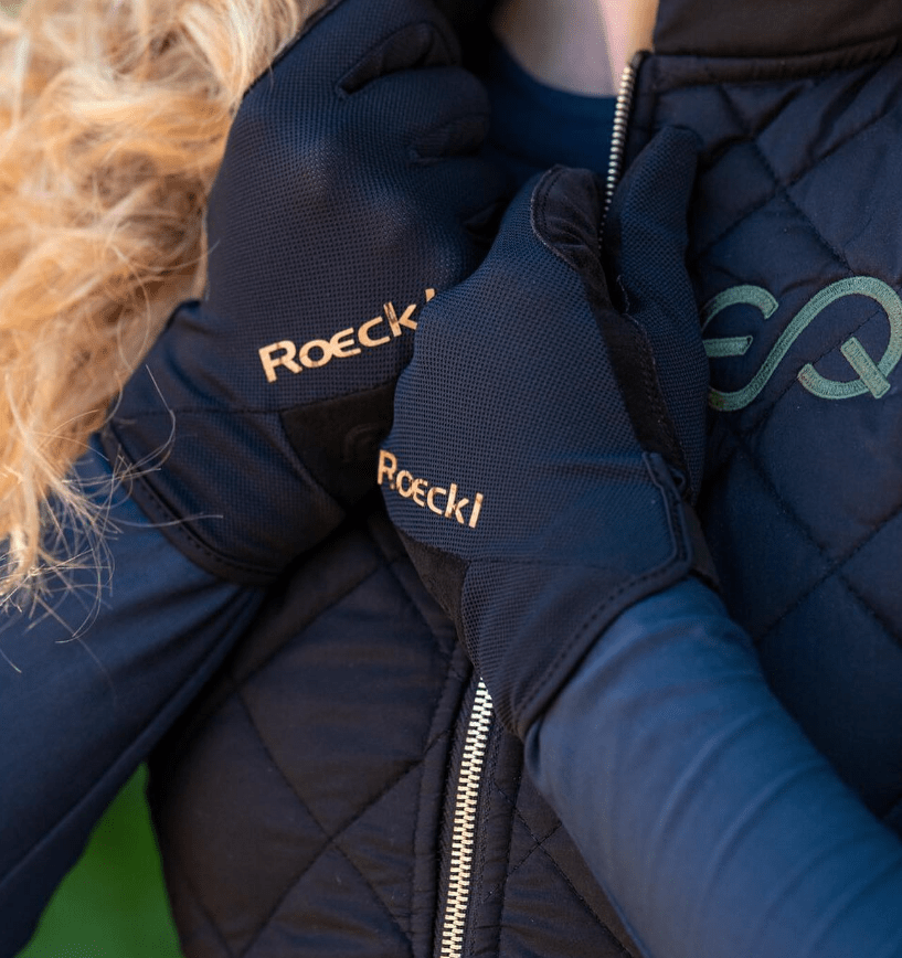 Roeckl Mareno Black Gloves - Aitken's Saddlery