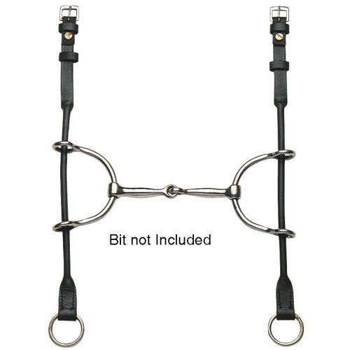 Rolled Leather Gag Cheeks - Aitken's Saddlery