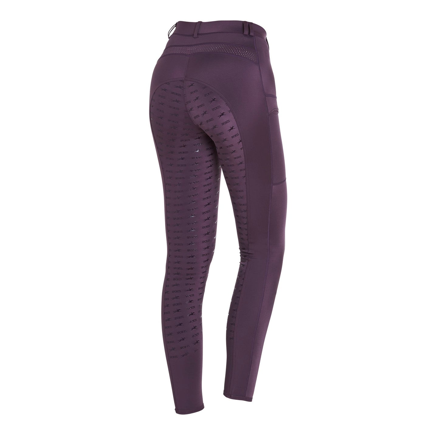 Schockemohle Air Pocket Riding Tights Mauve - Aitken's Saddlery
