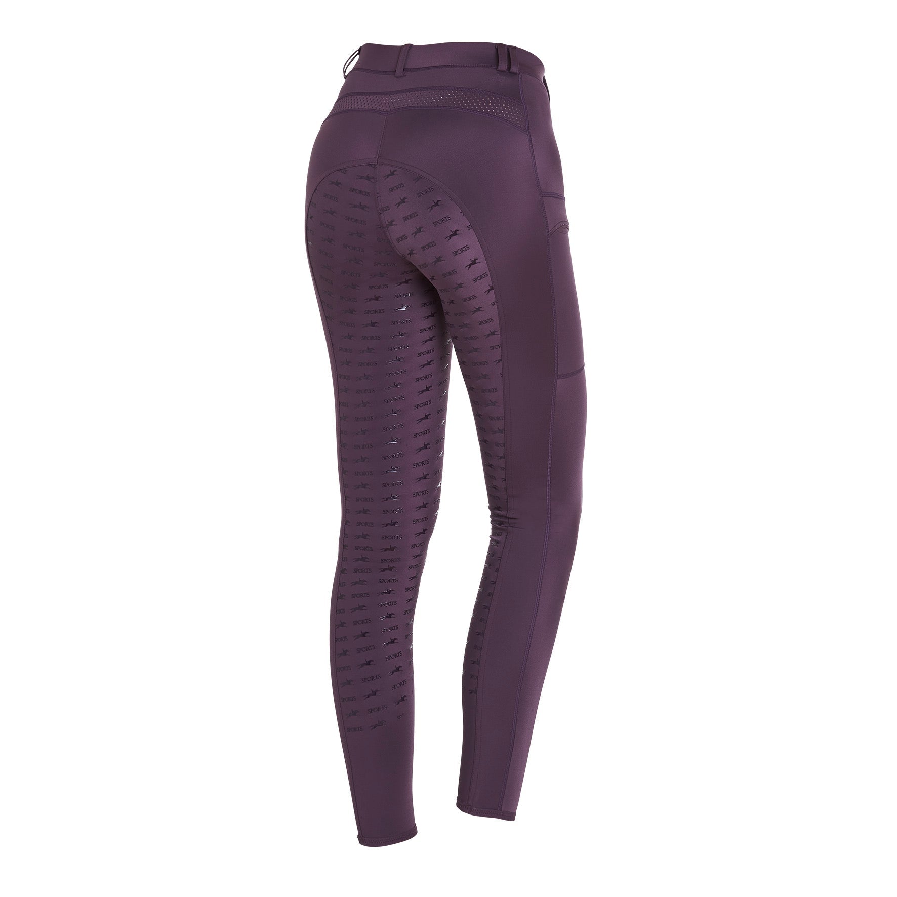 Schockemohle Air Pocket Riding Tights Mauve - Aitken's Saddlery