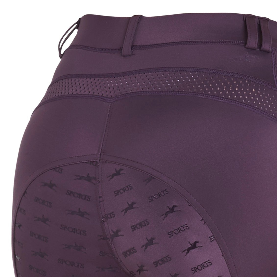 Schockemohle Air Pocket Riding Tights Mauve - Aitken's Saddlery