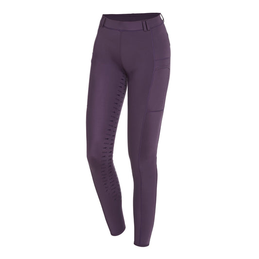 Schockemohle Air Pocket Riding Tights Mauve - Aitken's Saddlery