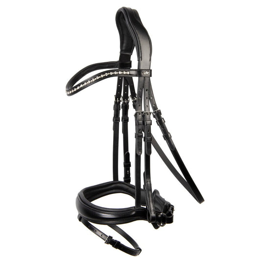 Schockemohle Brantford Black Patent with Silver Bridle - Aitken's Saddlery