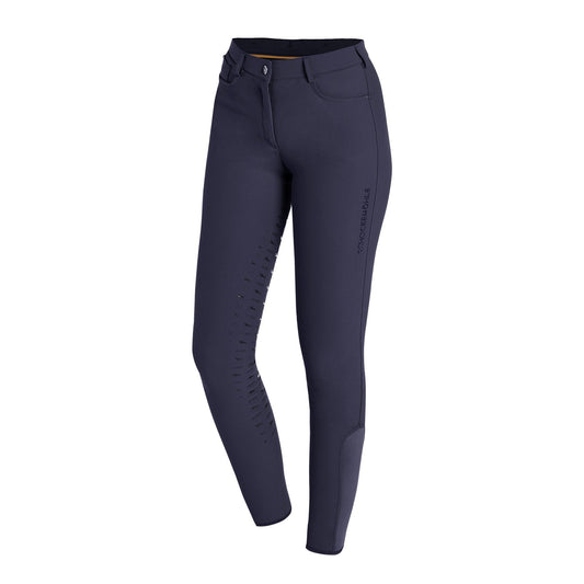 Schockemohle Chayenne FS Silicone Ladies Breeches Navy - Aitken's Saddlery
