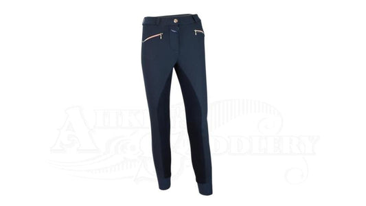 Schockemohle Equinox Auriga Ladies Breeches Navy - Aitken's Saddlery