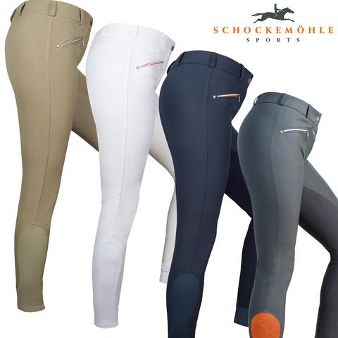 Schockemohle Equinox Auriga Ladies Breeches Navy - Aitken's Saddlery