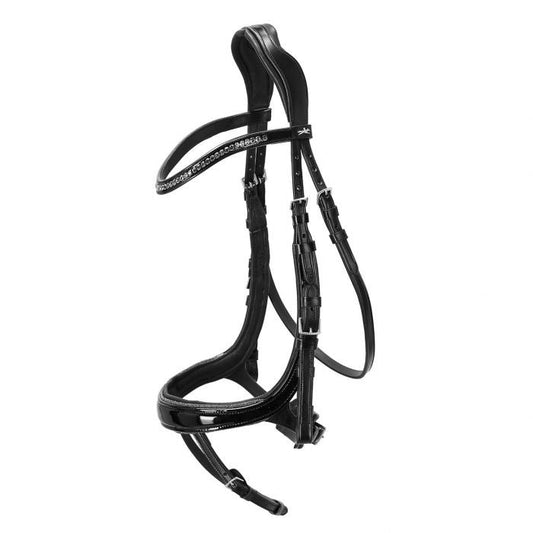 Schockemohle Equitus Beta Glam Black Patent & Silver - Aitken's Saddlery