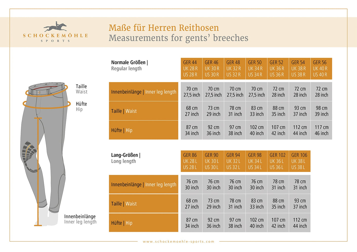 Schockemohle Hero Full Seat Silicone Mens Breeches White - Aitken's Saddlery