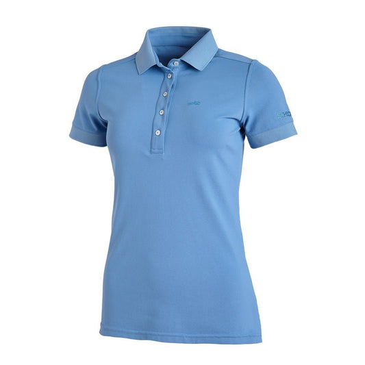 Schockemohle Madlin Style Ladies Polo Shirt Cloud Blue - Aitken's Saddlery